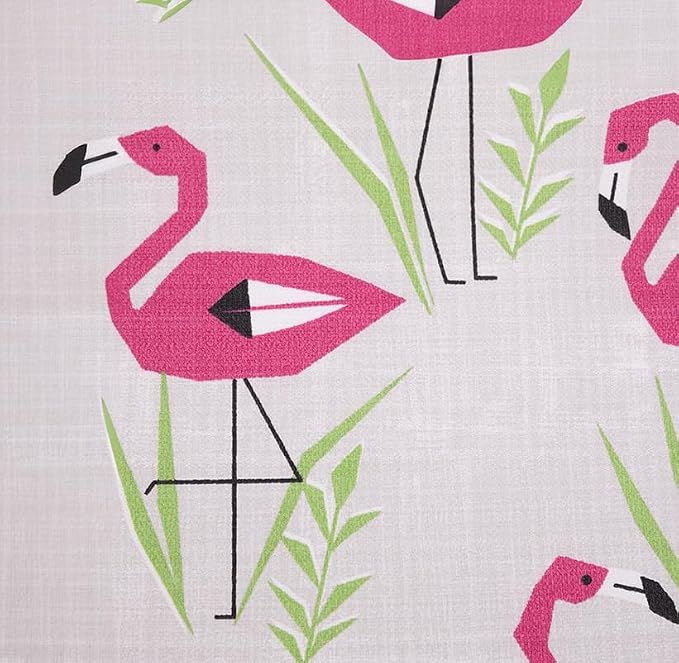 RSH DECOR: Lumbar Throw Pillows Set of 2 | 20" x 12" | All-Weather Spun Fabric | Water and Fade-Resistant | Outdoor Support Pillows for Patio Furniture | Groove Pink Flamingo - Made in USA