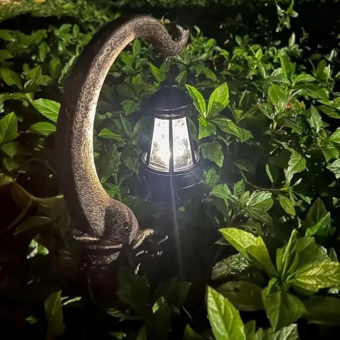POKSAUAE Solar Powered Elephant Courtyard Light, LED Outdoor Decorative, Path Light Balcony, Courtyard, Mother's Birthday Gift, Women's Garden Gift