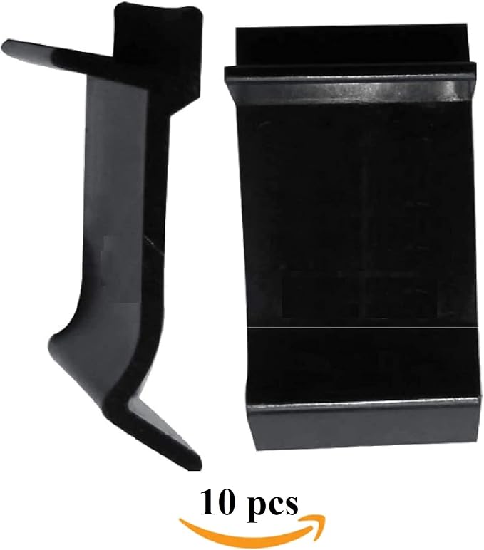 Table Rim Clip Nylon Patio Table Furniture Clips 1.230" X .765" (Black)