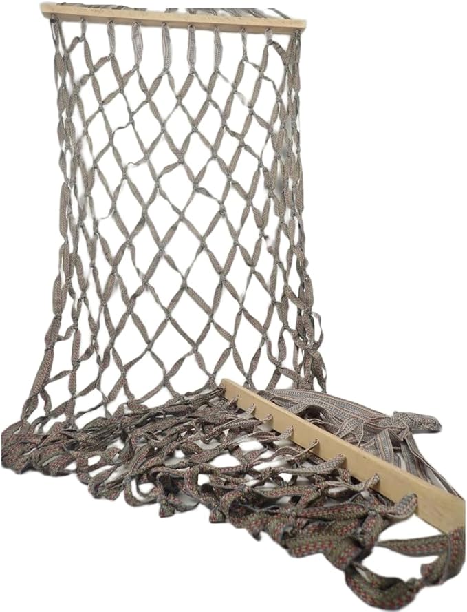 วีวี่ Extra Large Handwoven Rope Hammock - Heavy-Duty Indoor Outdoor Mesh Bed - Durable Cotton Blend Net Hammock for Patio & Camping