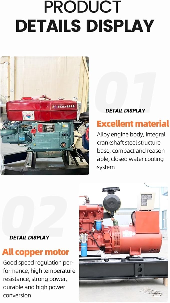 Portable Generator System Emergency Backup Power Supply for Outdoor Work Industrial Sites and Remote Commercial Energy Demand Applications