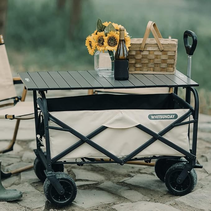 Whitsunday Outdoor Folding Table for Moko Series 36.2 * 19.6 inch(Carbon Black)