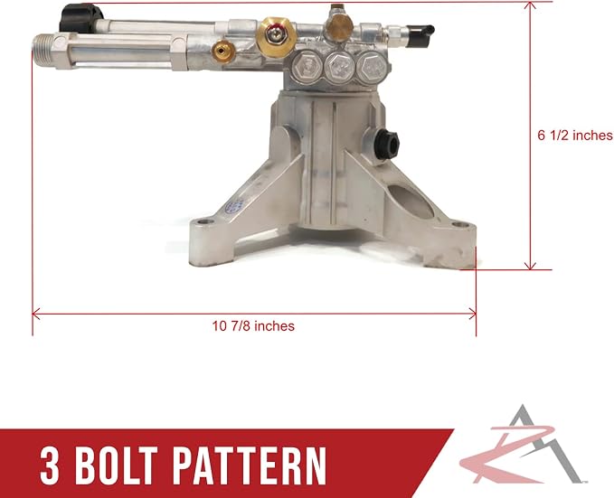 The ROP Shop OEM Annovi Reverberi Pump for Pressure Washer fits Himore & Husky 308653006, 308653035