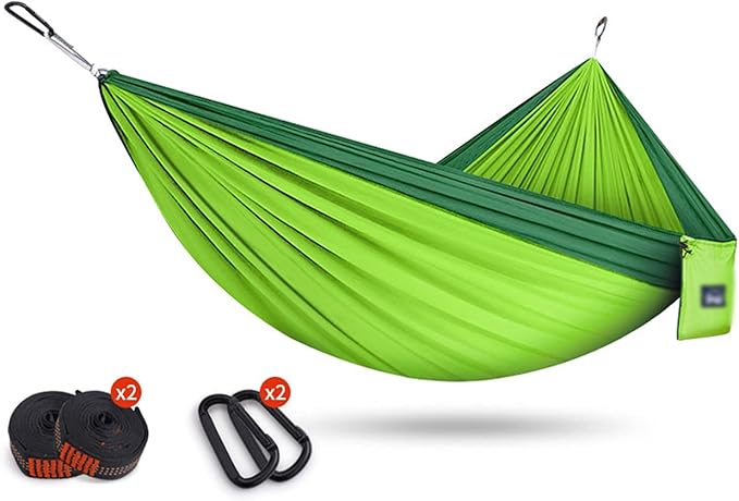 Camping Hammock, Camping Hammock Double & Single 260×140cm Portable Hammocks Lightweight Nylon Parachute Hammocks for Backpacking, Travel, Beach, Backyard, Patio, Hiking(#5)