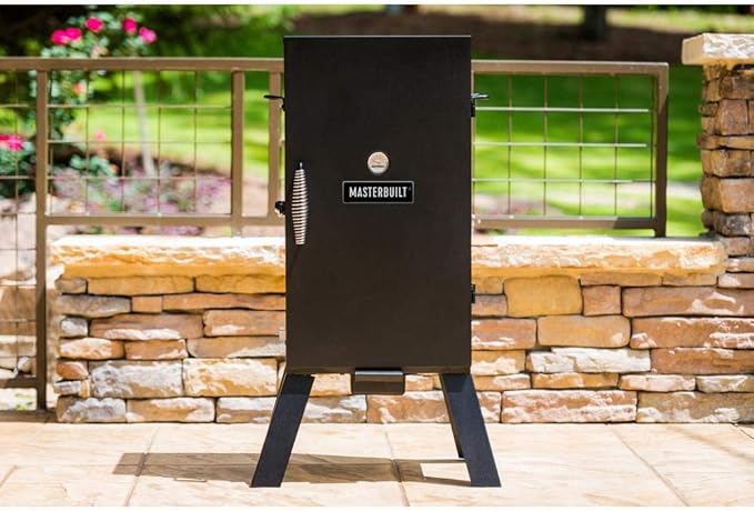 Masterbuilt 20070210, 30 inch, MB20070210 Analog Electric Smoker with 3 Smoking Racks, 30" Black (Old Version)