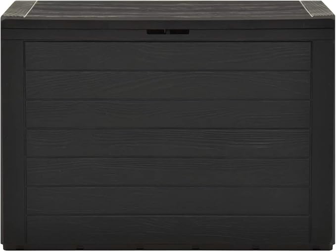 Festnight Patio Storage Box Storage Deck Box Outdoor Storage Container for Outdoor, Balcony Anthracite 38.7"x17.3"x21.7"