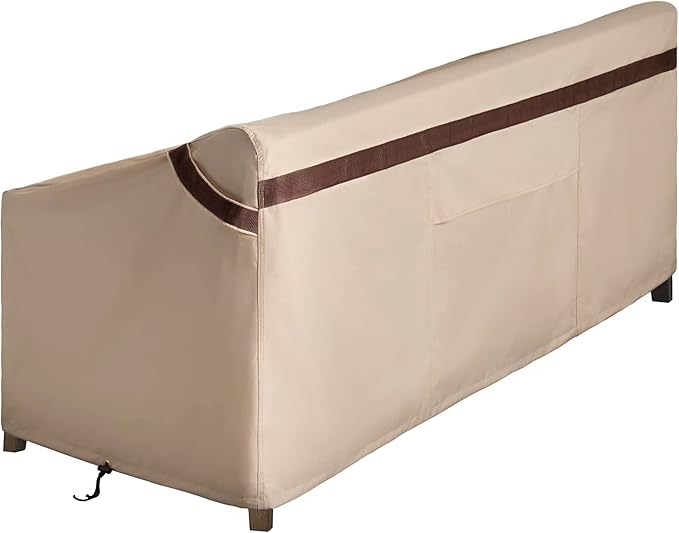 Patio Bench Covers 54'' x 37'' x 35'' Outdoor Waterproof Loveseat Cover UV Resistant Heavy Duty Law Furniture Small Sofa Covers