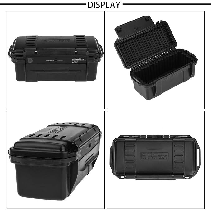 Storage Sealed Box, Shockproof Survival Storage Box for Outdoor and Indoor Daily Srorage (C)
