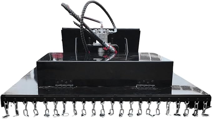 Professional Mini Skid Steer Flail Mower, Heavy Duty Precision Welding, 44-Inch Width, Hydraulic Cutting System for Complex Terrain, 20mm Minimum Height