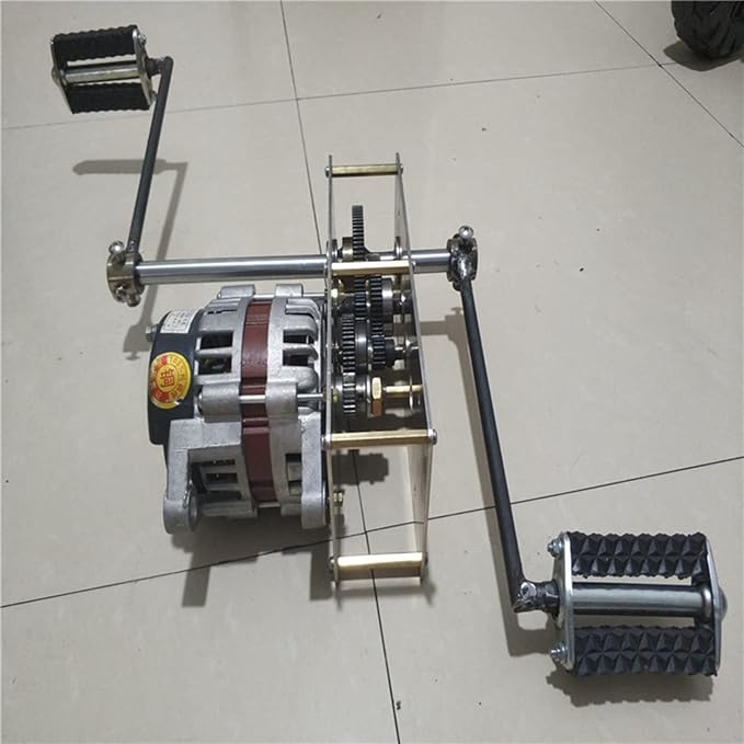 14V 28V Pure Copper Coil Generator 2000W 220v 800W Hand Generator Gearbox AC Permanent Magnet Brushless High Power Pedal Generator (Color : 2000W 28V)