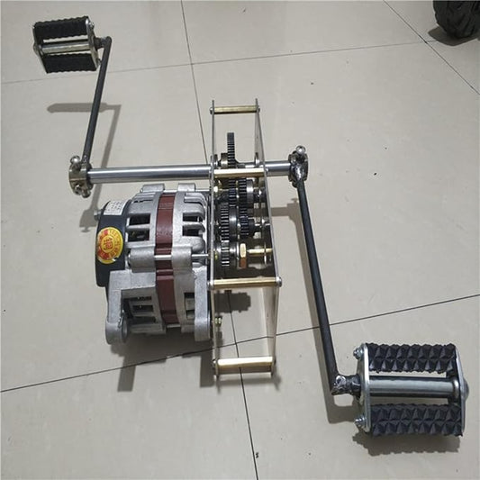 14V 28V Pure Copper Coil Generator 2000W 220v 800W Hand Generator Gearbox AC Permanent Magnet Brushless High Power Pedal Generator (Color : 2000W 28V)