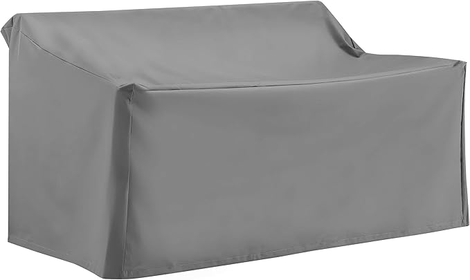 Crosley Furniture Patio Furniture Covers, Waterproof Outdoor Loveseat Cover for Backyard, Deck, Gray