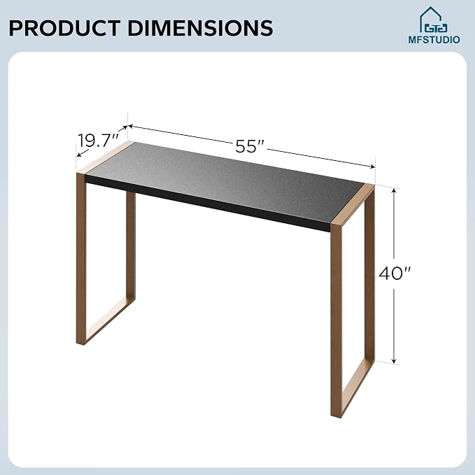 MFSTUDIO Outdoor Patio Bar Table, Bar Height Outdoor Table, 40" H High Top Patio Table with Stone Texture Top & Adjustable Non-Scratch Feet for Backyard, Garden, Patio Dining