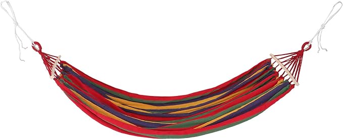 DOITOOL Extra Wide Outdoor Camping Hammock with Load Capacity Anti-tip Canvas and Beach Hammock for Travel Garden Hiking Portable and Design