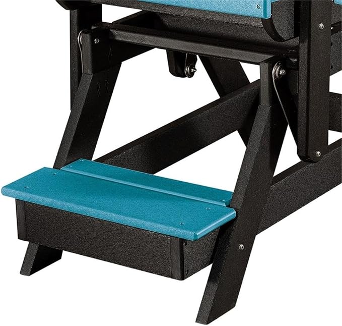 OS Home and Office 516ARB-K Double Balcony Height Glider with Center Table