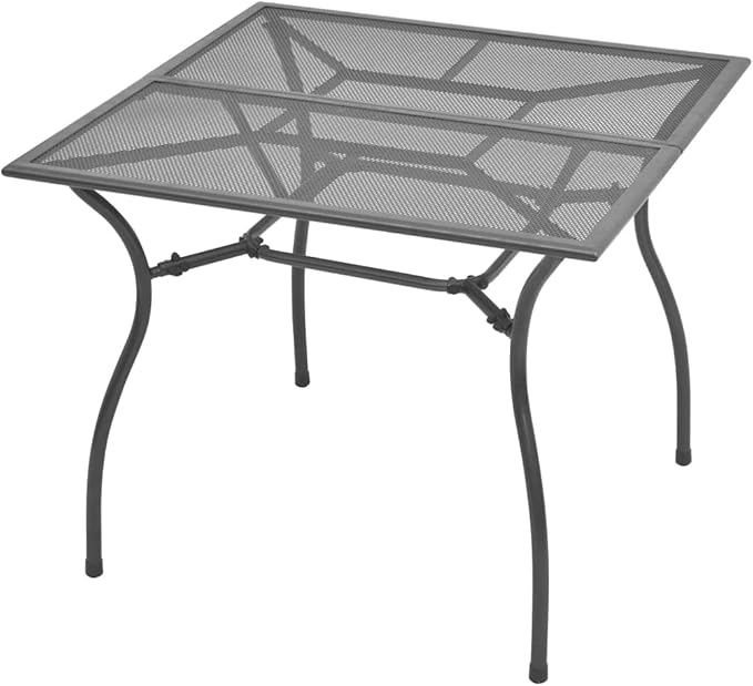 3 Piece Patio Dining Set, Outdoor Lounge Sets Patio Conversation Set Front Porch Furniture Porch Furniture Set for Negotiation Area Garden Exhibition Piazza Steel Anthracite