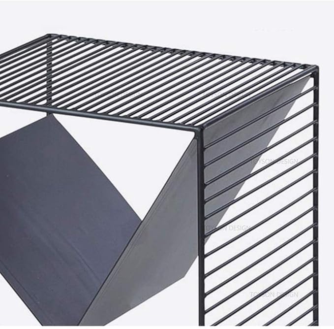 VIDI Iron Square Table，Square Wrought Coffee Table Outdoor End Nesting Side Tables Plant Stand