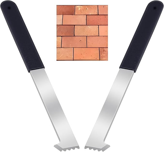 2PCS Paver Puller Extractor, 9 inch Carbon Steel Paver Removal Tool for Garden Lawn Yard Patio Brick Block Interlocking Stone Replacement
