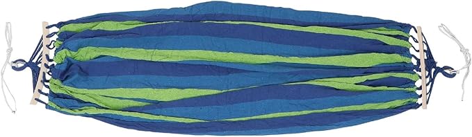 Hammock. Hammock Camping Hiking Foldable Compact Park Courtyard Travel Outdoor Furniture .Hammocks for Outside(Blue)