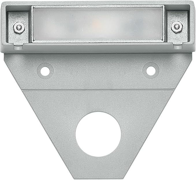 Hinkley Nuvi Small Deck Sconce 10-Pack - Vinyl Alloy, Composite Polycarbonate Lens, Integrated LED, Horizontal Illumination - Titanium Finish