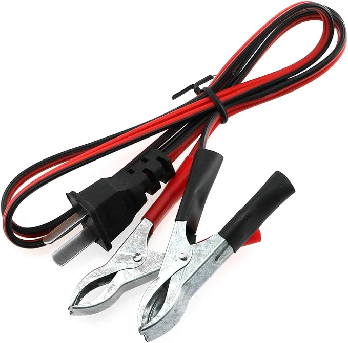 Generator Charging Cable Cord DC12V 2.3ft V-Type Charging Cable Wire