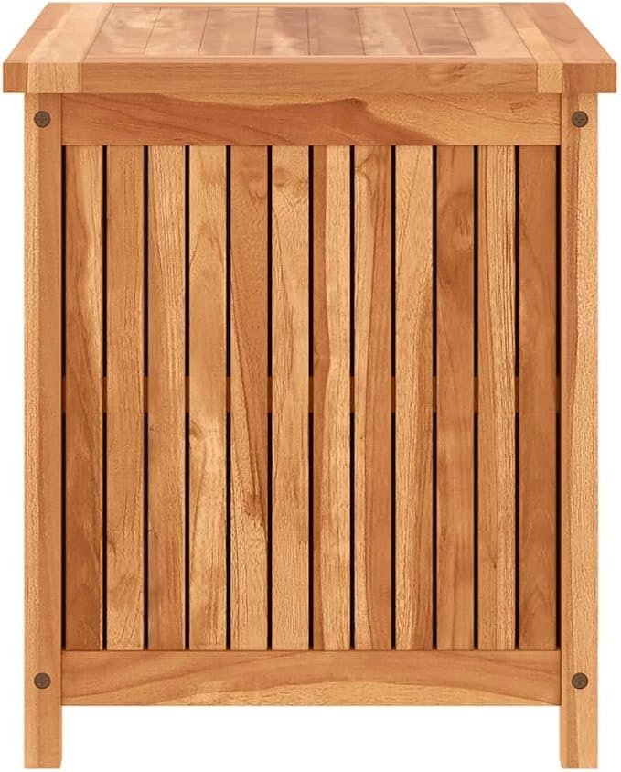 Acacia Wood Deck Box, Garden Backyard Storage Box, Patio Storage Container for Balconies, Gardens, Ggarages, 23.6"x19.7"x22.8", 23.6"x19.7"x22.8",-333