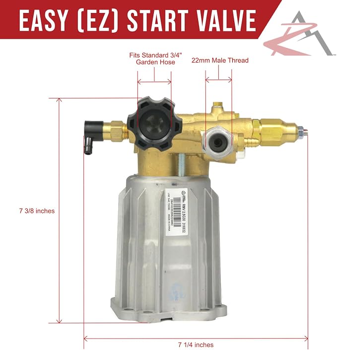 The ROP Shop OEM Annovi Reverberi 3000 Pump for Pressure Washer fits Campbell Hausfeld PW2011, PW2210