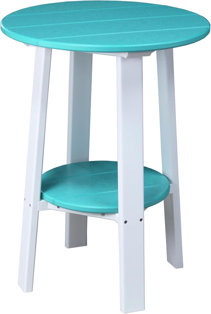 LuxCraft Deluxe End Table 28" Aruba/White