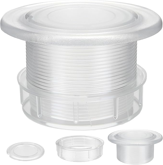 Patio Table Umbrella Hole Ring Plug Cap Set, Outdoor Parasol Table Hole Cover Insert Patio Table Hole Plug Ring for Cafes, Yard, Garden, Camping, Pool