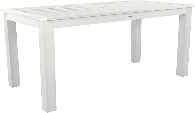 Highwood AD-ST7WL2CO5BA-WHE Weatherly 7pc Rectangular Counter Height Dining Set 84" x 42", White