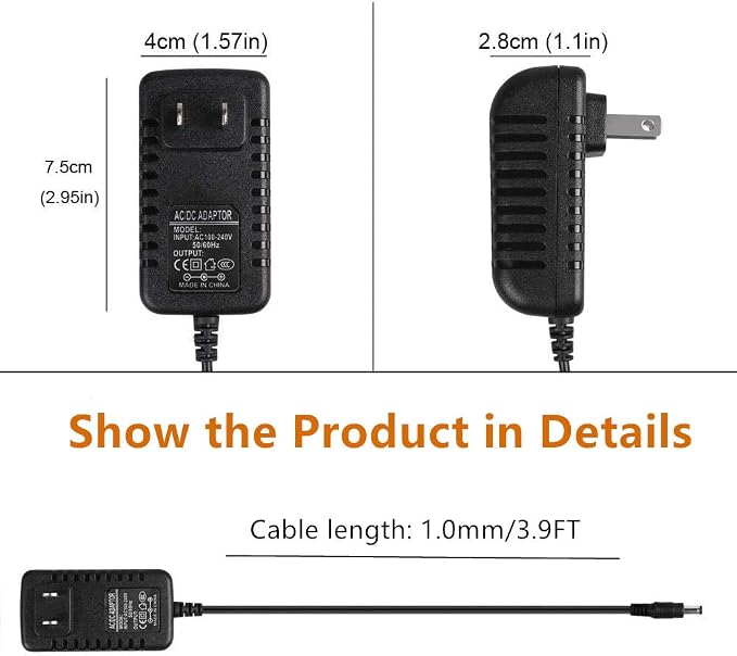 AC Adapter 12V Battery Charger for MTD Troy Bilt Yard Man 725-06121A Lawn Mower