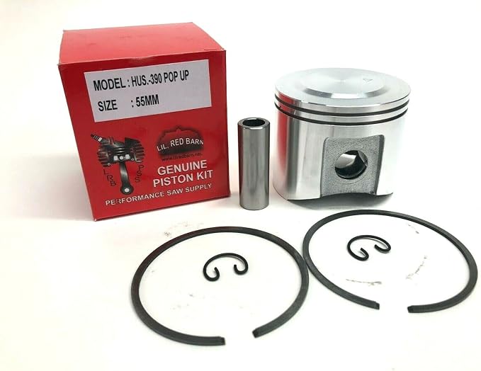 Pop Up Piston Compatible With Husqvarna 390, 390XP 55mm Extra Compression And Power. Two Day Standard Shipping To All 50 States!