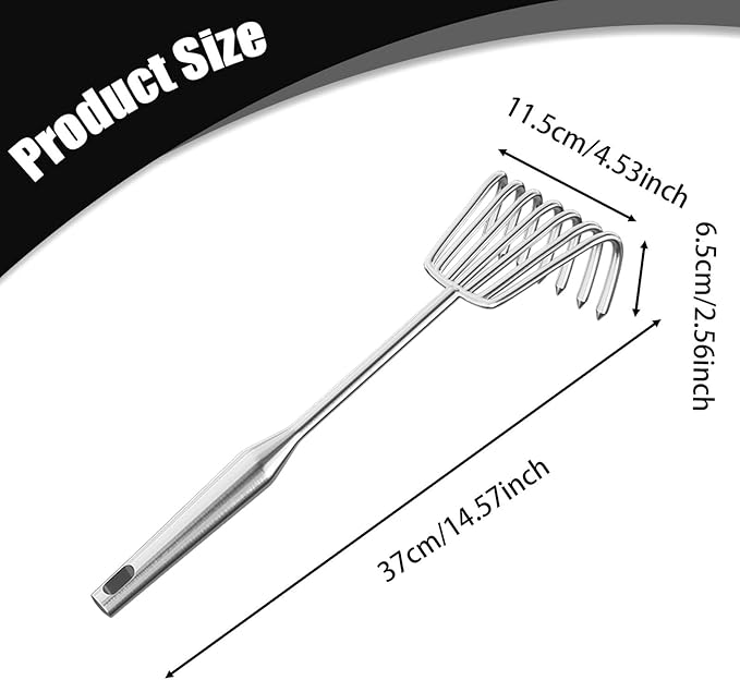 Hand Rake Stainless Steel Heavy Duty Garden Rake Weeding Tool Ergonomic Claw Rake Soil Tiller Portable Planting Rake Suitable for Flower Beds Yard Wor , 7 Tine Long Handle