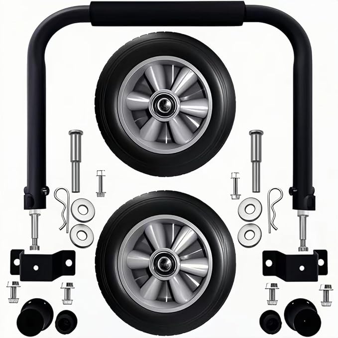 Portable Generator WGen5300 Series Never-Flat Wheel and Handle Kit Outdoor Power Equipment, Compatible with WGen5300DF and WGen5300DFc
