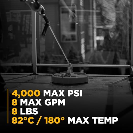 BE Power Equipment 14" Whirl-A-Way Commercial Pressure Washer Surface Cleaner