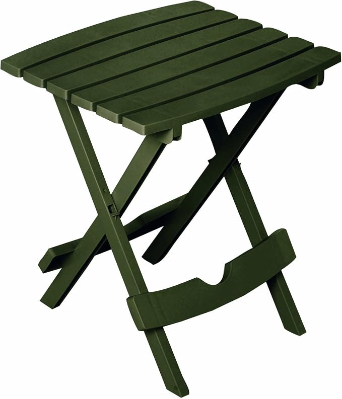 Adams Manufacturing 8500-60-3700 Plastic Quik-Fold® Side Table, Earth Brown