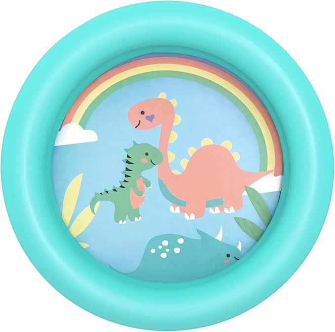 Bestway | 2 Ring Inflatable Kiddie Pool, Swimming Pool Toys, Water Pool Toys, Inflatable Baby, Kids Pool for Outdoors, Assorted-Designs