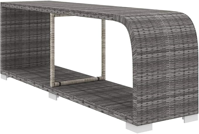 Patio Lounge Set with Cushions,Outdoor Furniture,Outdoor Furniture Sets,Patio Conversation Sets,for Garden,Deck,Backyard,8 Piece Poly Rattan Gray