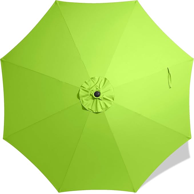 AreShark 9FT Patio Umbrella Replacement Canopy – Durable UV Protective Outdoor Table Market Umbrella Top for 8 Ribs, Canopy Only with Air Vent