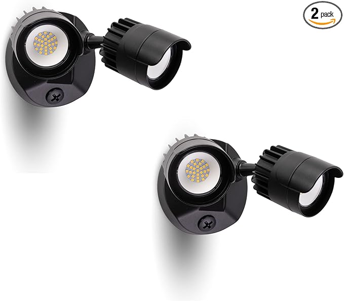LED Flood Lights Outdoor, 34W 3500LM Dusk to Dawn Dual-Head Flooflight, IP65 Waterproof Exterior Security Lights, Wall Light for Ourside, Patio, Garage, Yard (Black) (2)