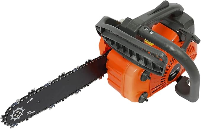 20inch Gas Chain Saw, 3.49HP 58CC 2-Stroke Gasoline Powered Chainsaw, 9000RPM Air Cooled Pull Start Gas Chainsaw Petrol Chain Saw with Safety Lock & Automatic Return for Wood Cutting, Trees