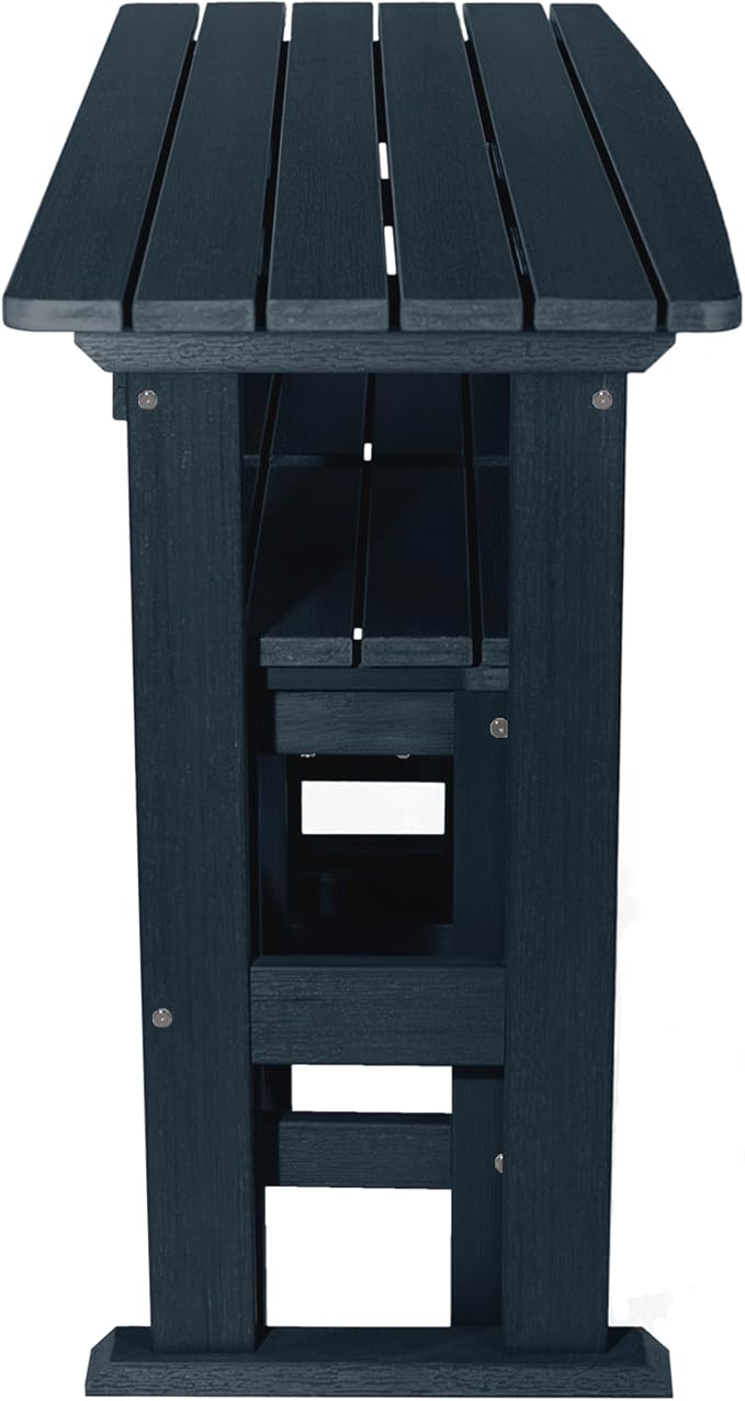 highwood Lehigh 3pc Counter Height Balcony Dining Set, Federal Blue