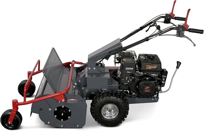 MechMaxx 27" Walk Behind Flail Mower, 10HP 302cc, Self-Propelled, Wheeled, Electric Start, SFM27W