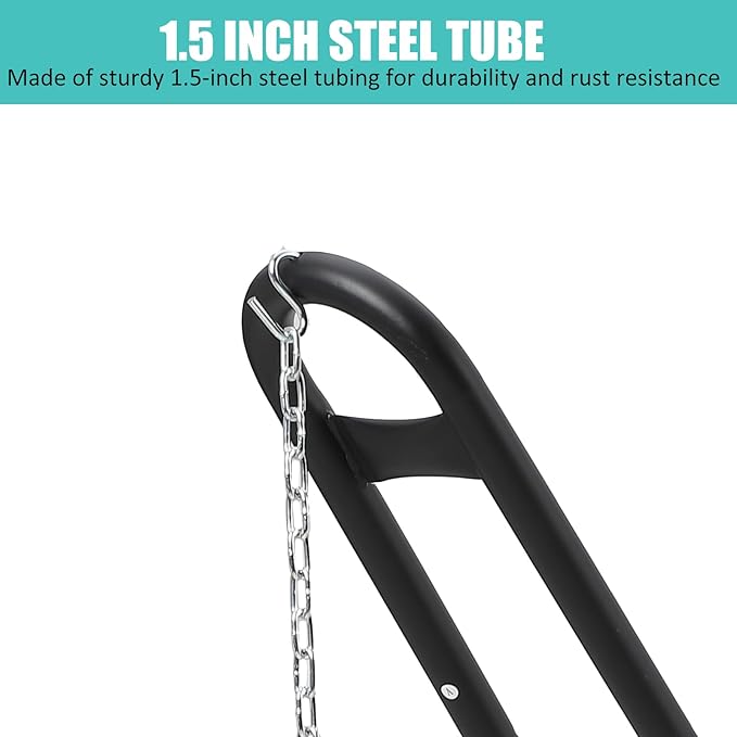 Universal Heavy-Duty Steel Hammock Stand, 110 * 35 * 45in for 2 People, Portable Design,for 9.5 to 14 ft Hammocks,Ideal for Outdoor Balconies, porches, patios, Decks and backyards.