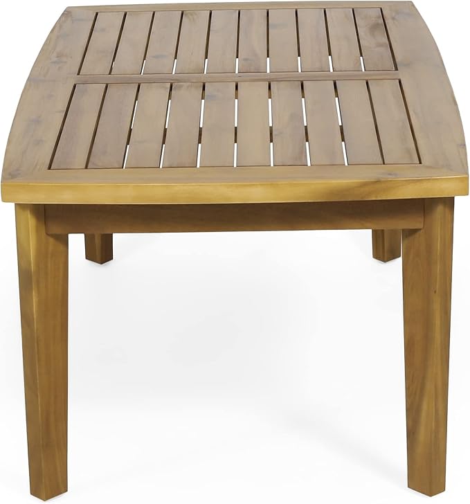 Solano Outdoor Rectangular Coffee Table - Acacia Wood - Teak