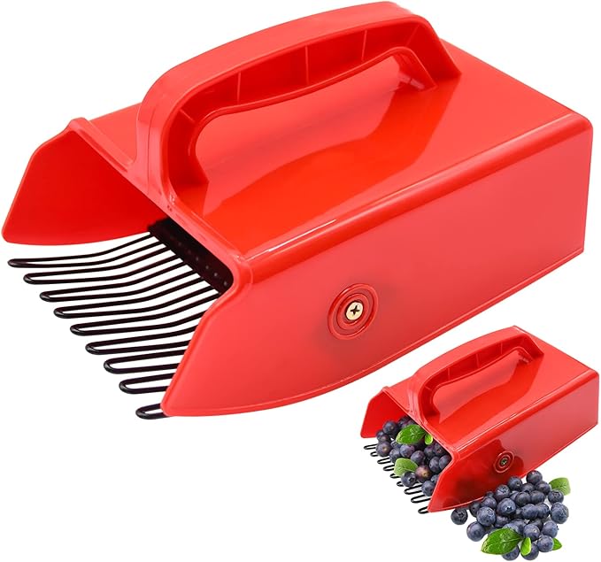 1/2/4 Pack Berry Picker, with Metallic Comb and Ergonomic Handle for Easier Berry Picking