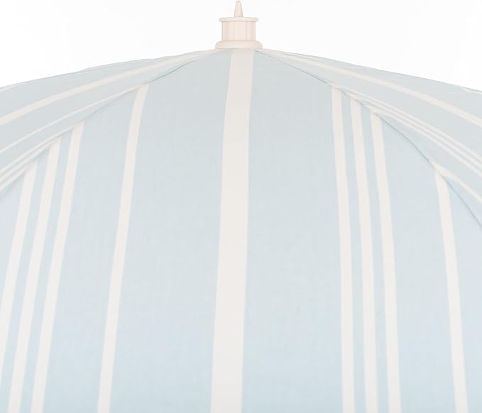 Business & Pleasure Co. Rio Umbrella Scalloped Brim For Beach, Patio or Picnic - 6' Boho Beach Umbrella, 7' Tall Wood Pole, UPF 50+