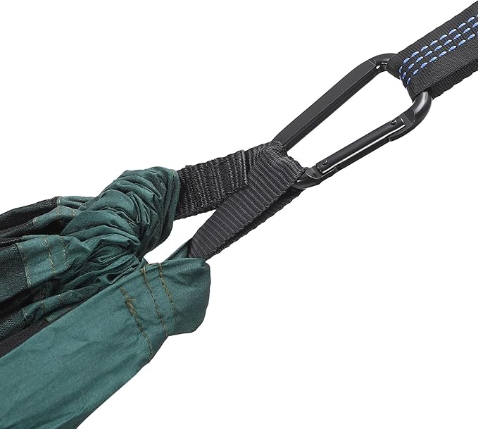 Camping Hammock, 6.56 ft Adjustable Tree Strap Hammocks with Mosquito Net Tent and Rain Fly Tarp, 200kg Load Bearing Portable Camping Hammock, Hammock for Backpacking and Travel(9.5 * 4.5)