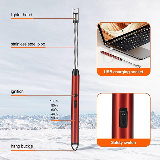 GasBRUH Outdoor Multi-Use Portable Propane Patio Heater/Cooker, 18,000 BTU include USB Lighter, Gas Camping Heater for Tent Hunting, Fishing,RV (Fuel not included)