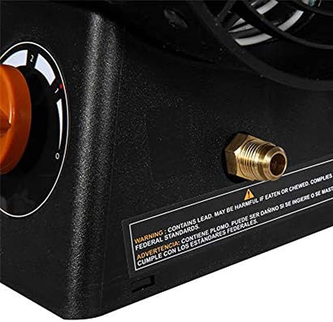 Remington LP Forced Air Heater, Portable 60,000 BTU Space Heater for up to 1500 Square Feet - Liquid Propane Gas Powered, Tank Not Included